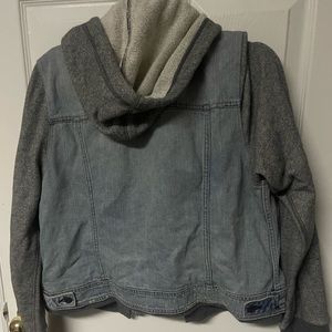 American Eagle Denim Hooded Jacket